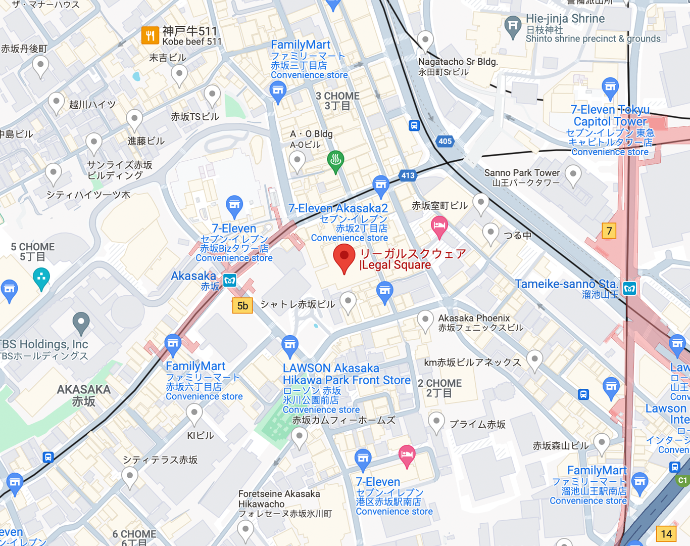 Levine Bagade Han Japan Locationon Google Maps - Link opens in new window